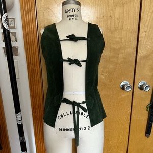 Emerald Suede Vest